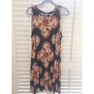 LOFT, cotton swing dress